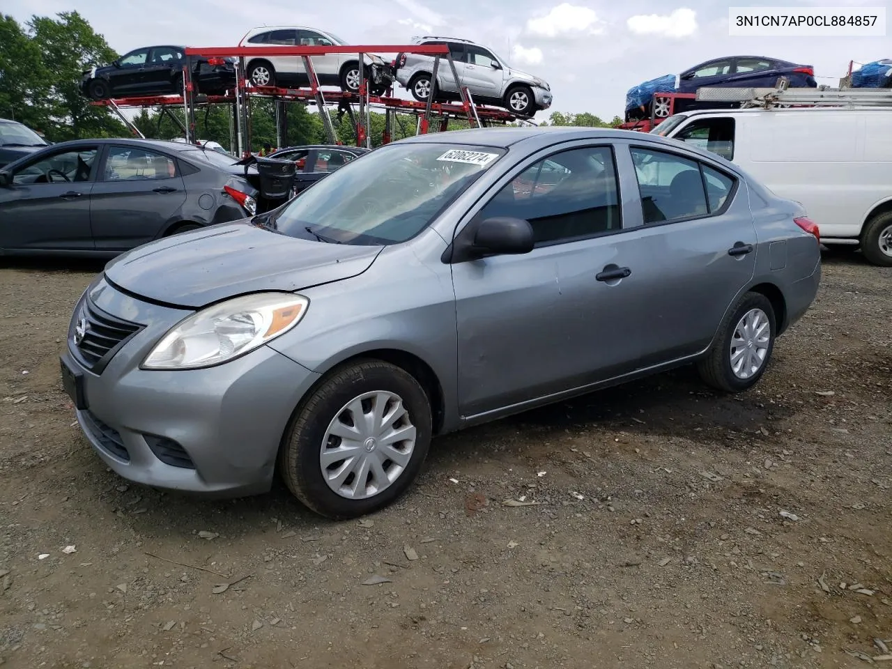 3N1CN7AP0CL884857 2012 Nissan Versa S