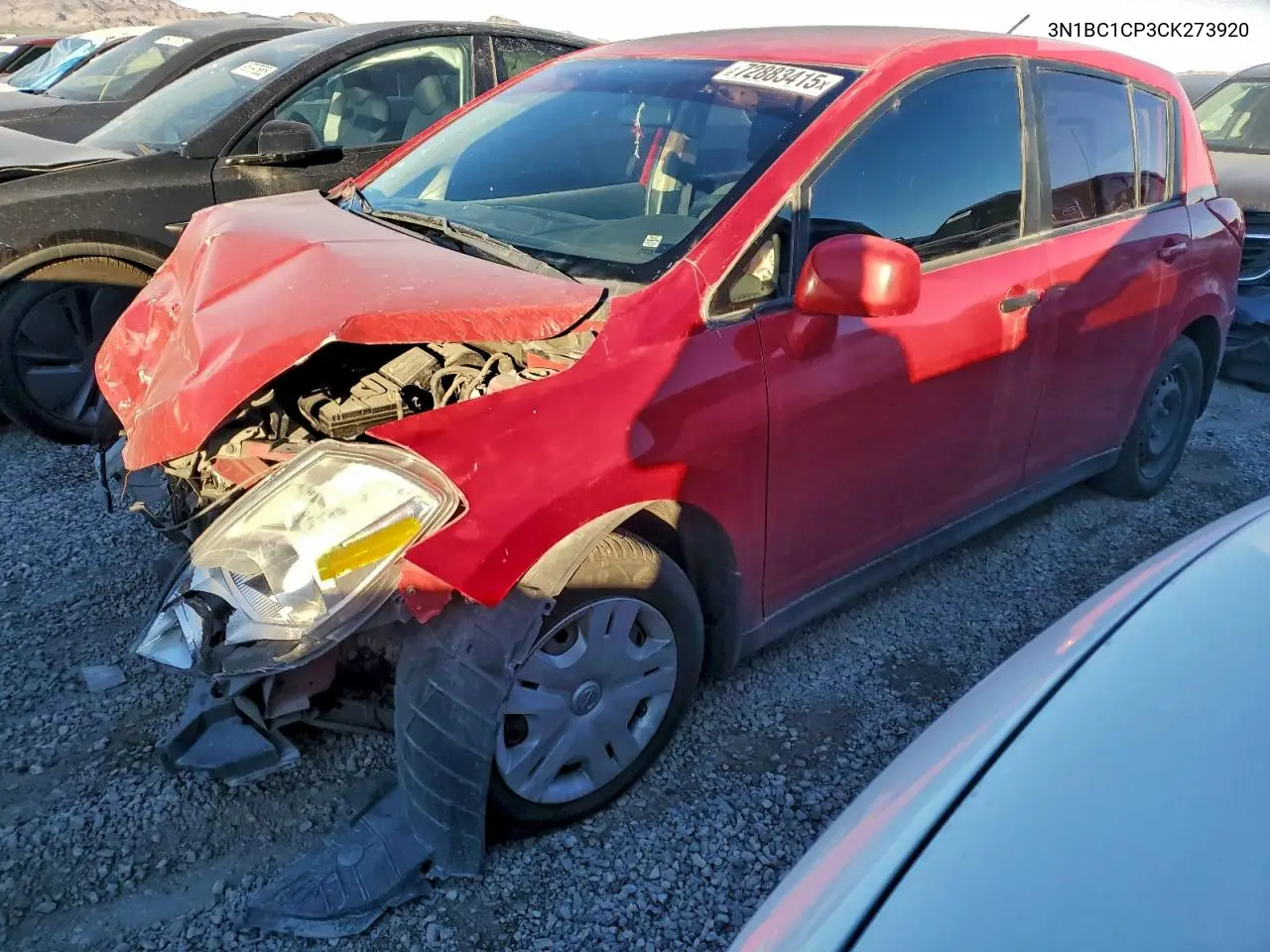3N1BC1CP3CK273920 2012 Nissan Versa S