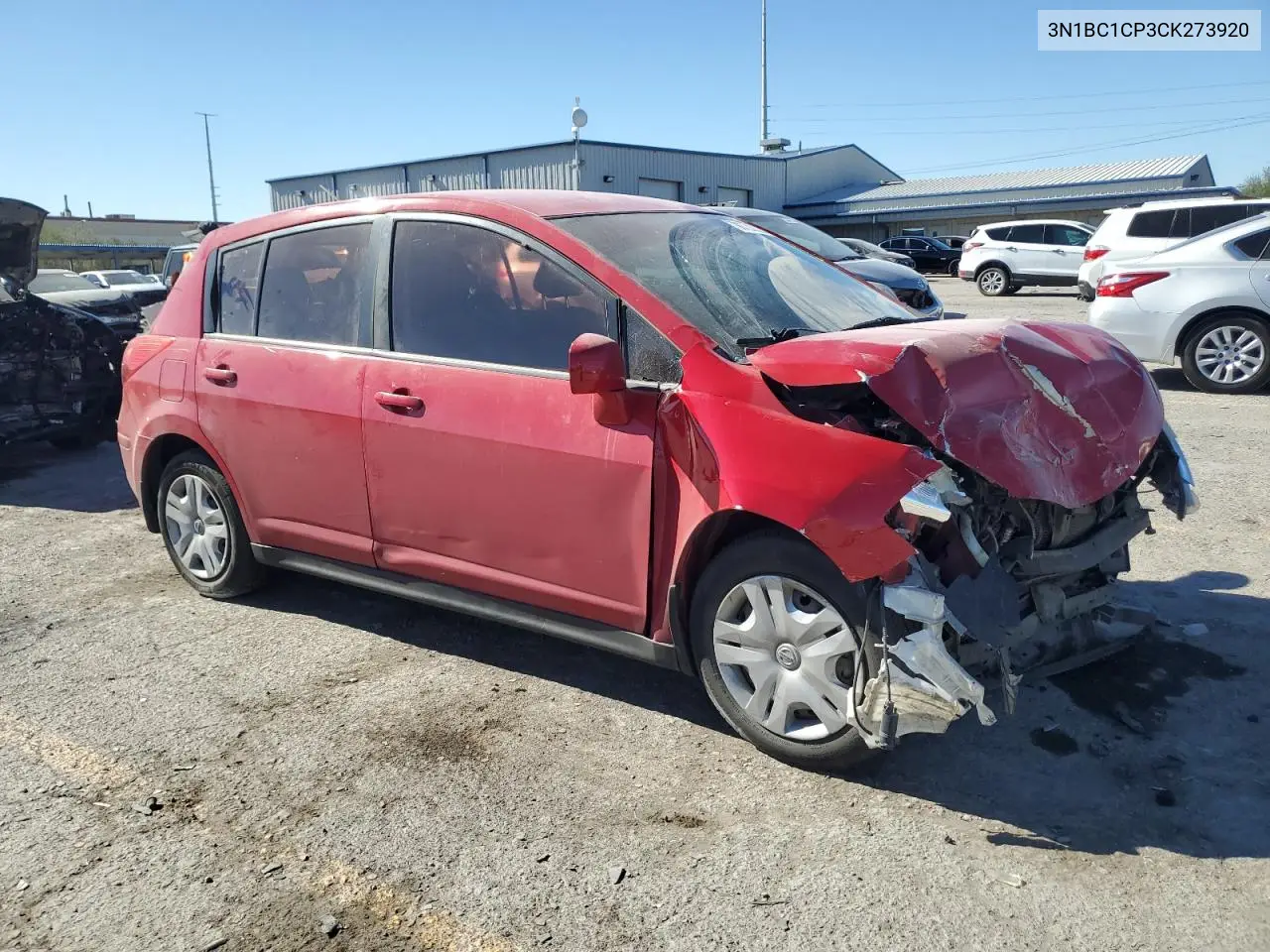 3N1BC1CP3CK273920 2012 Nissan Versa S
