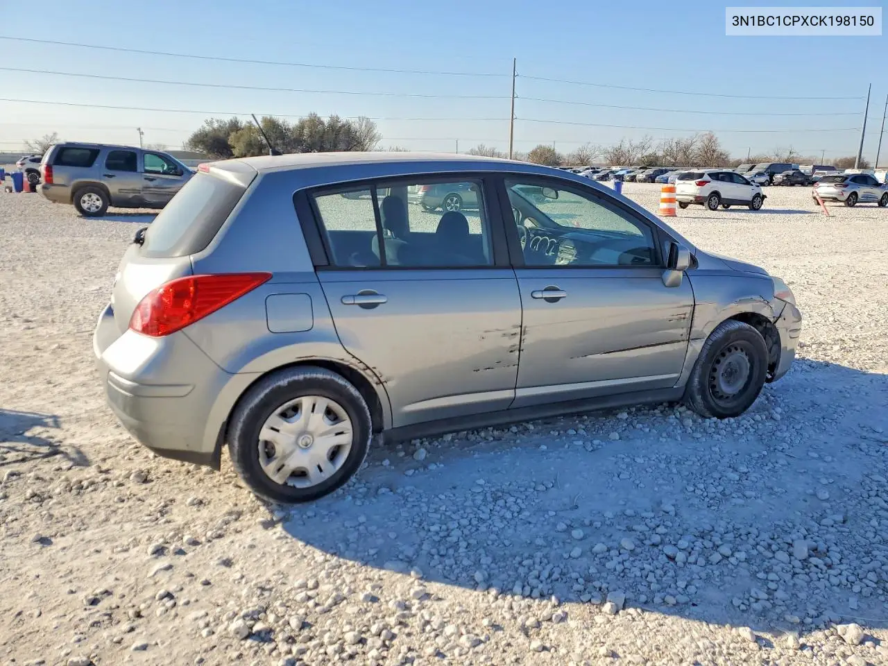 3N1BC1CPXCK198150 2012 Nissan Versa S