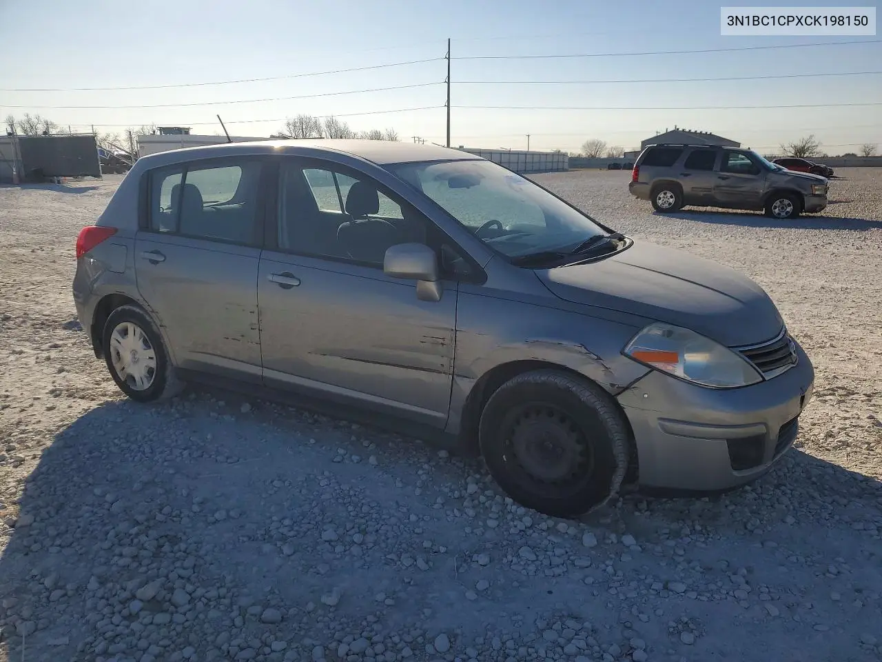 3N1BC1CPXCK198150 2012 Nissan Versa S
