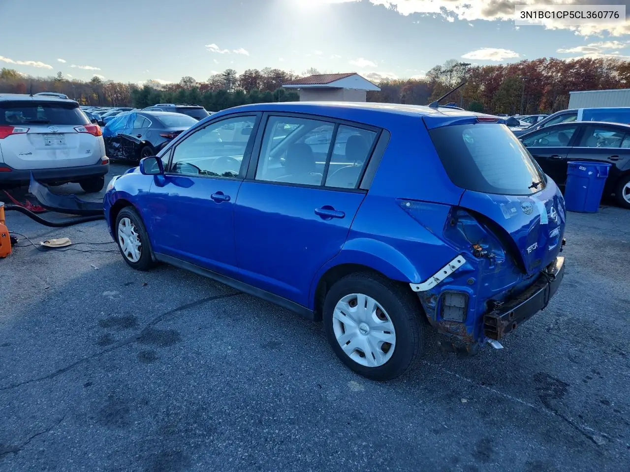 3N1BC1CP5CL360776 2012 Nissan Versa S