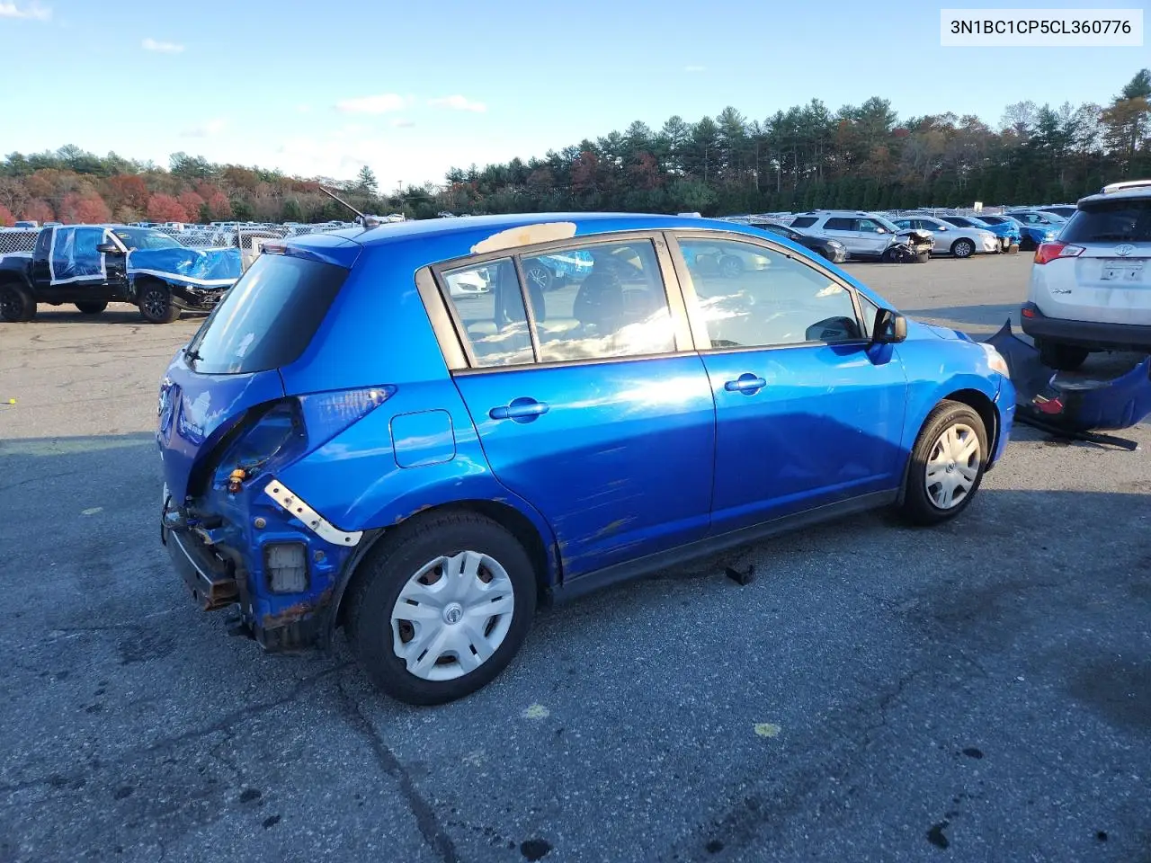 3N1BC1CP5CL360776 2012 Nissan Versa S