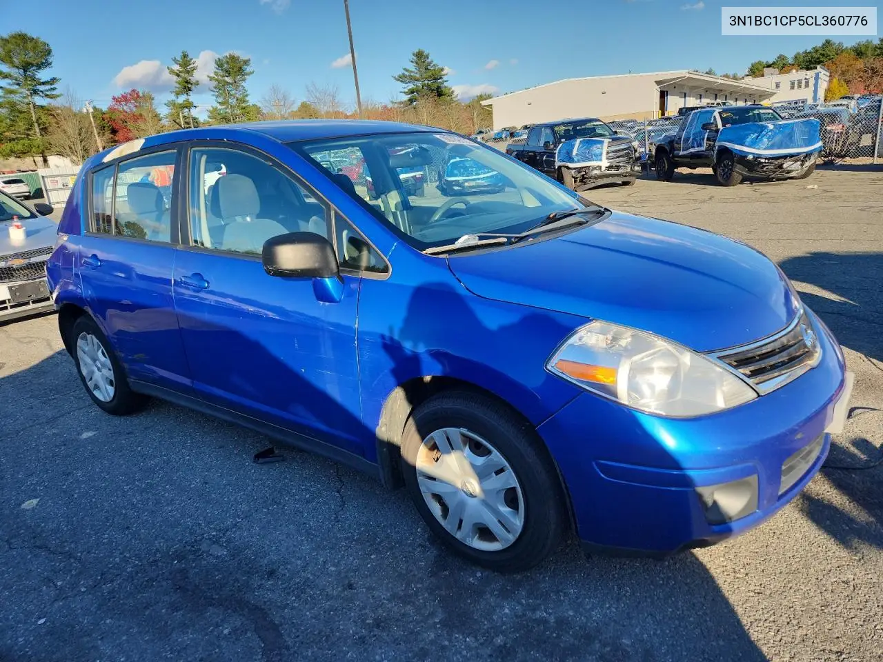 3N1BC1CP5CL360776 2012 Nissan Versa S