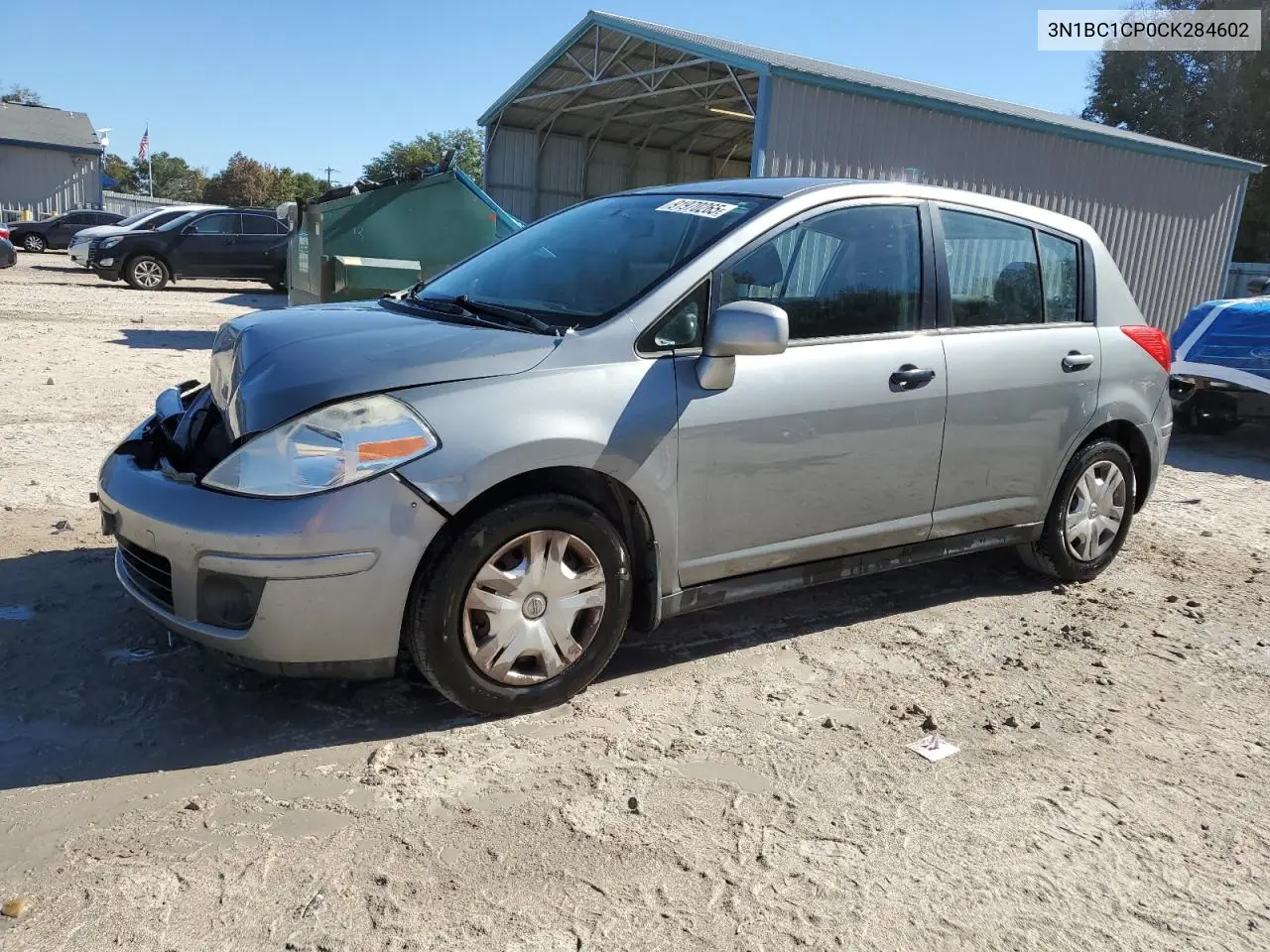 3N1BC1CP0CK284602 2012 Nissan Versa S