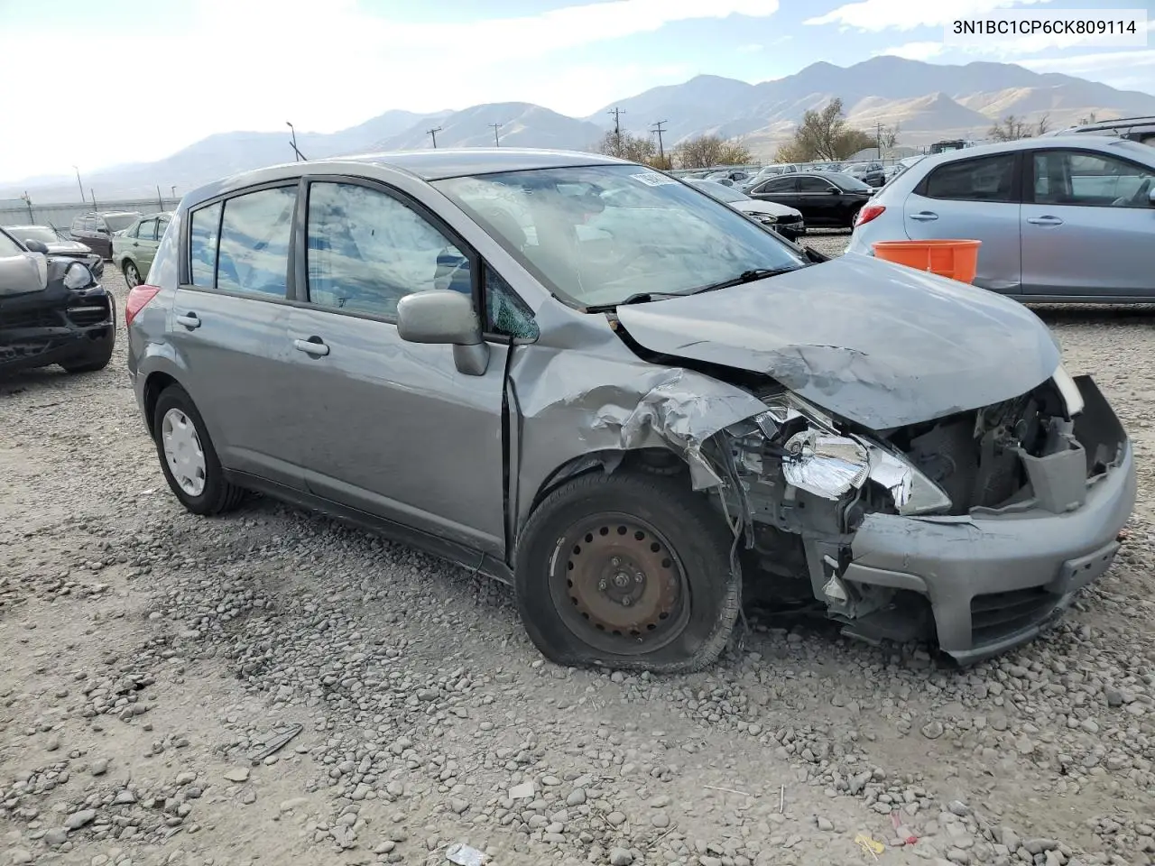 3N1BC1CP6CK809114 2012 Nissan Versa S