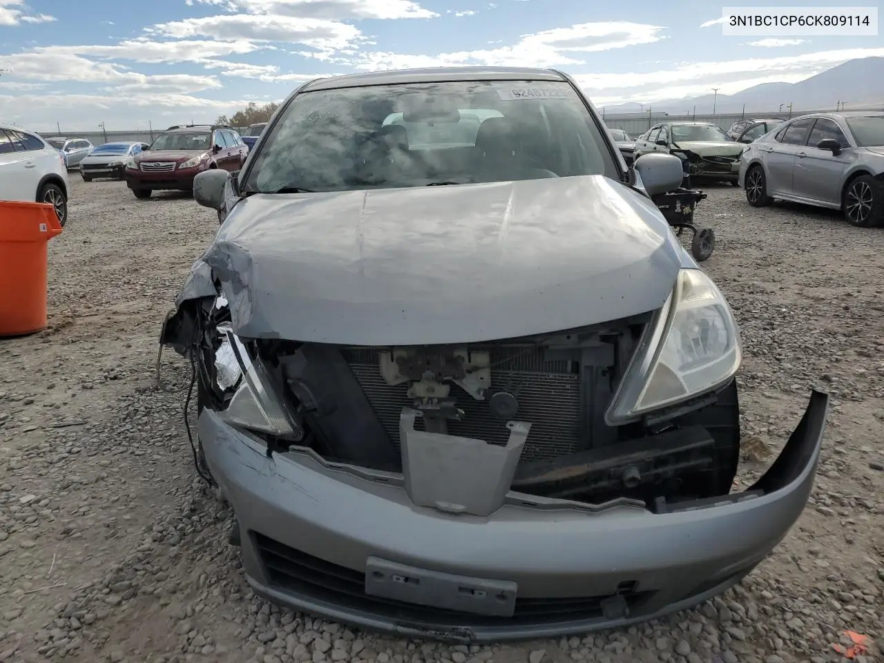 3N1BC1CP6CK809114 2012 Nissan Versa S