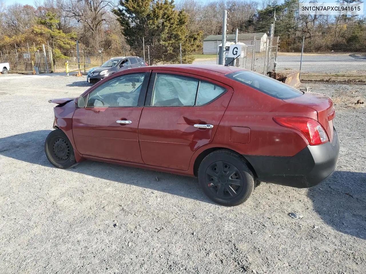 3N1CN7APXCL941615 2012 Nissan Versa S