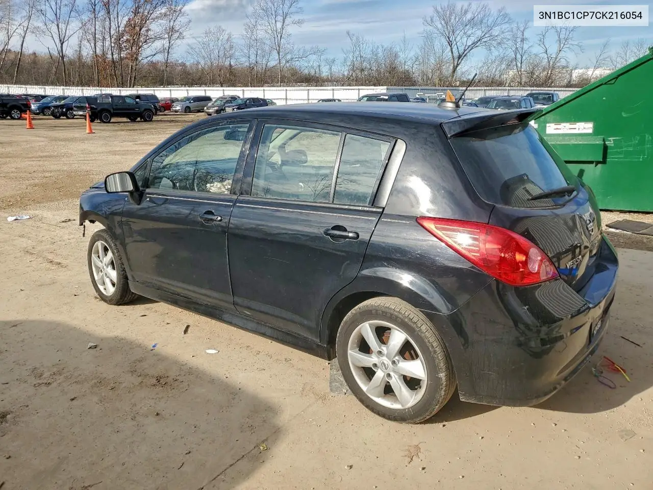 3N1BC1CP7CK216054 2012 Nissan Versa S