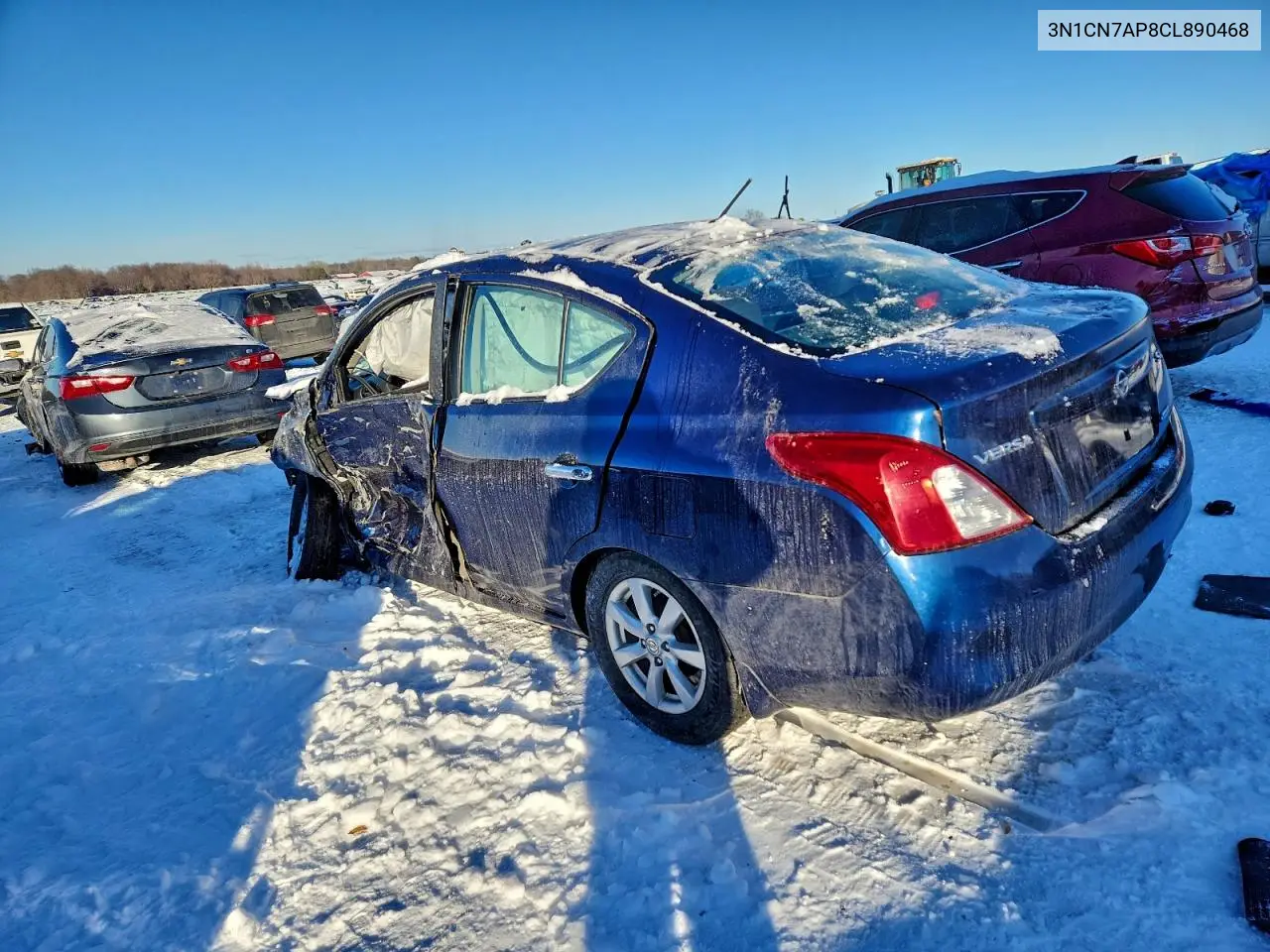 3N1CN7AP8CL890468 2012 Nissan Versa S