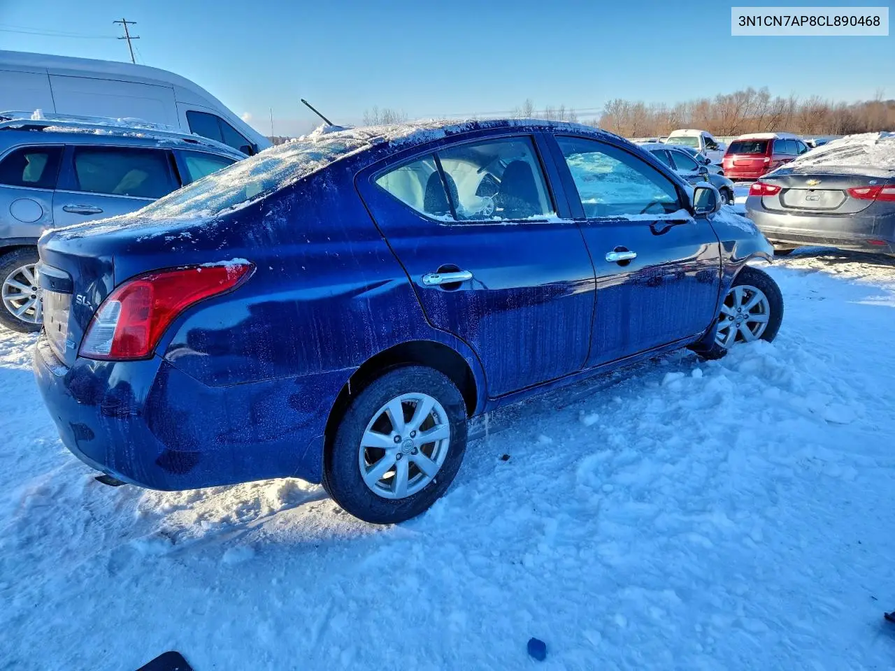 3N1CN7AP8CL890468 2012 Nissan Versa S