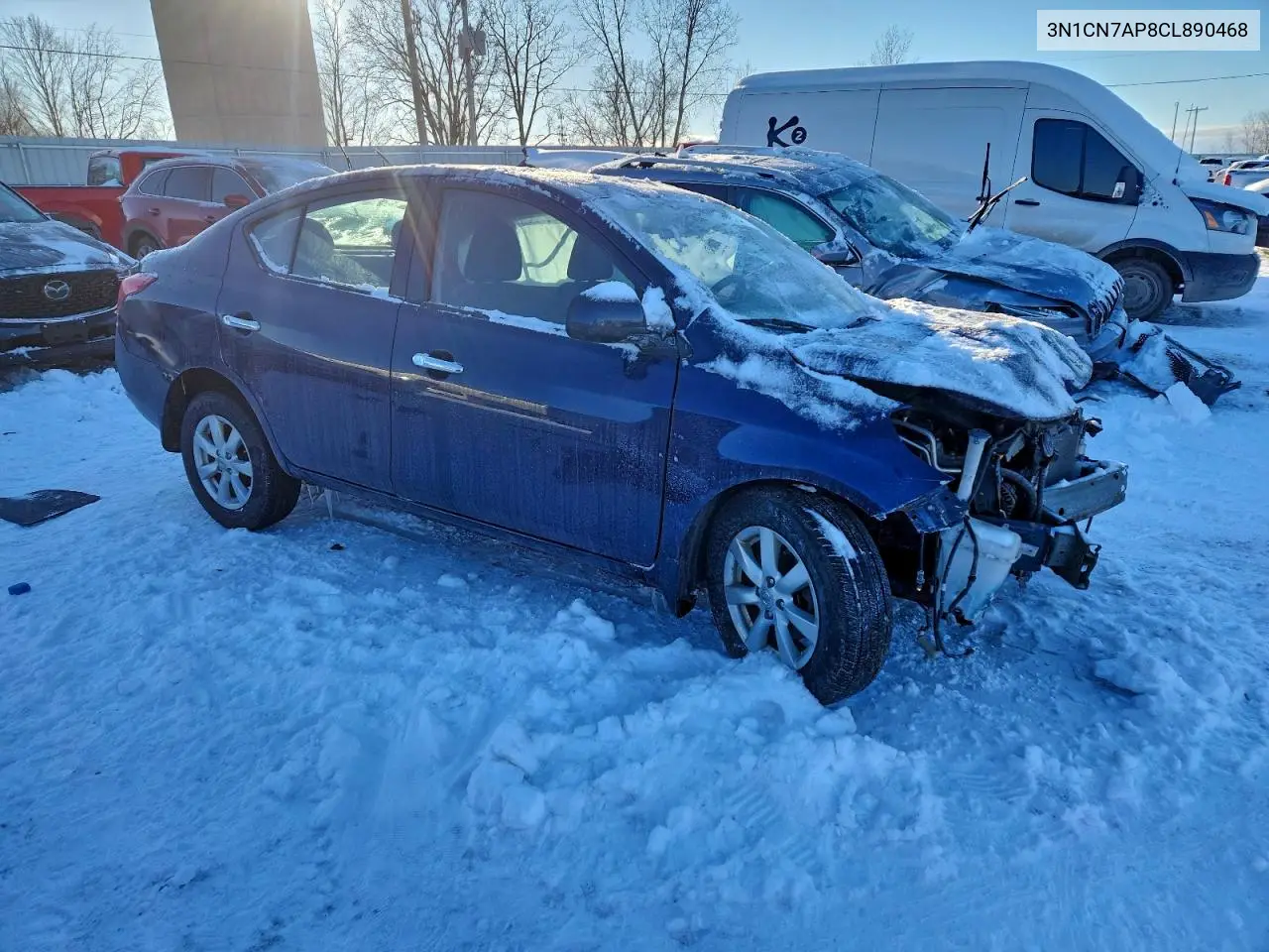 3N1CN7AP8CL890468 2012 Nissan Versa S