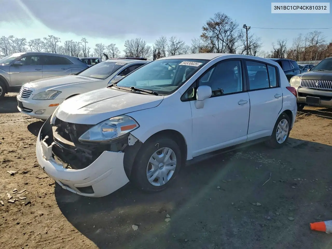 3N1BC1CP4CK810312 2012 Nissan Versa S