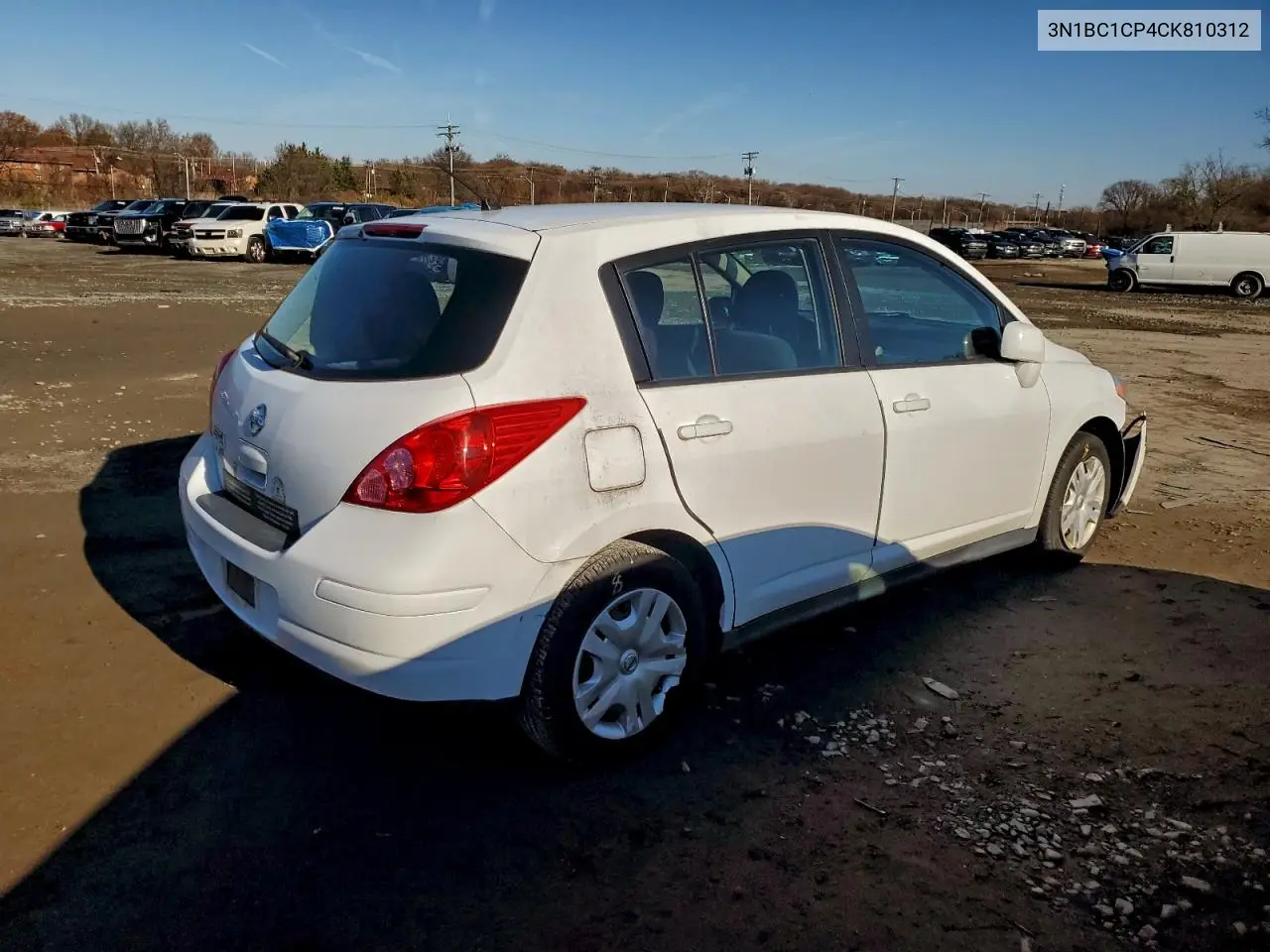 3N1BC1CP4CK810312 2012 Nissan Versa S