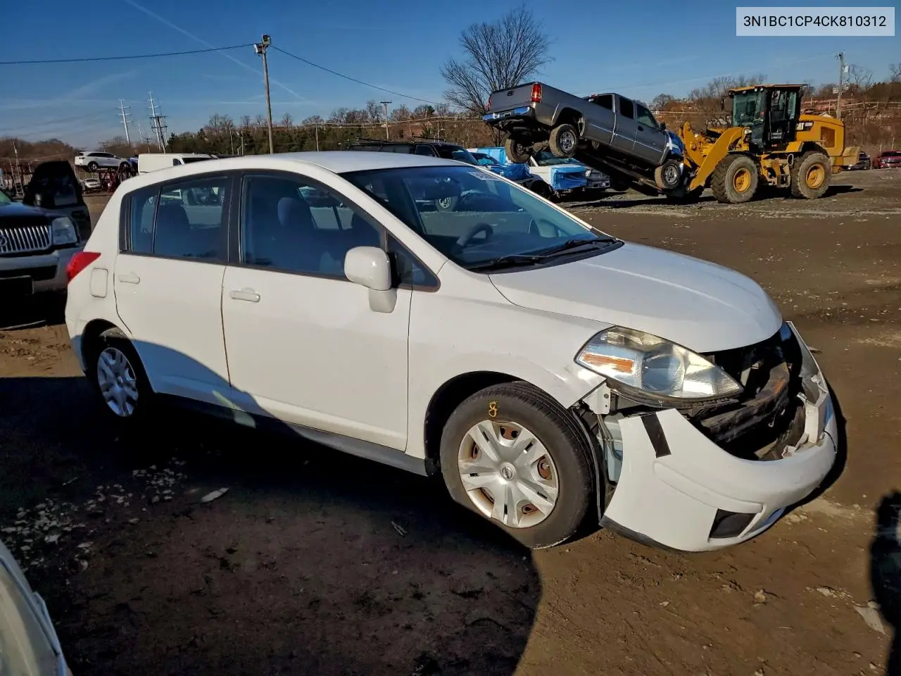 3N1BC1CP4CK810312 2012 Nissan Versa S