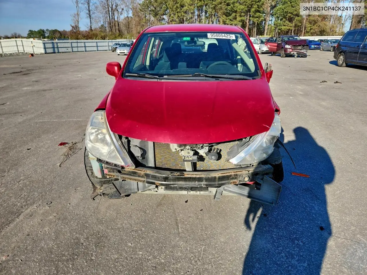 3N1BC1CP4CK241137 2012 Nissan Versa S