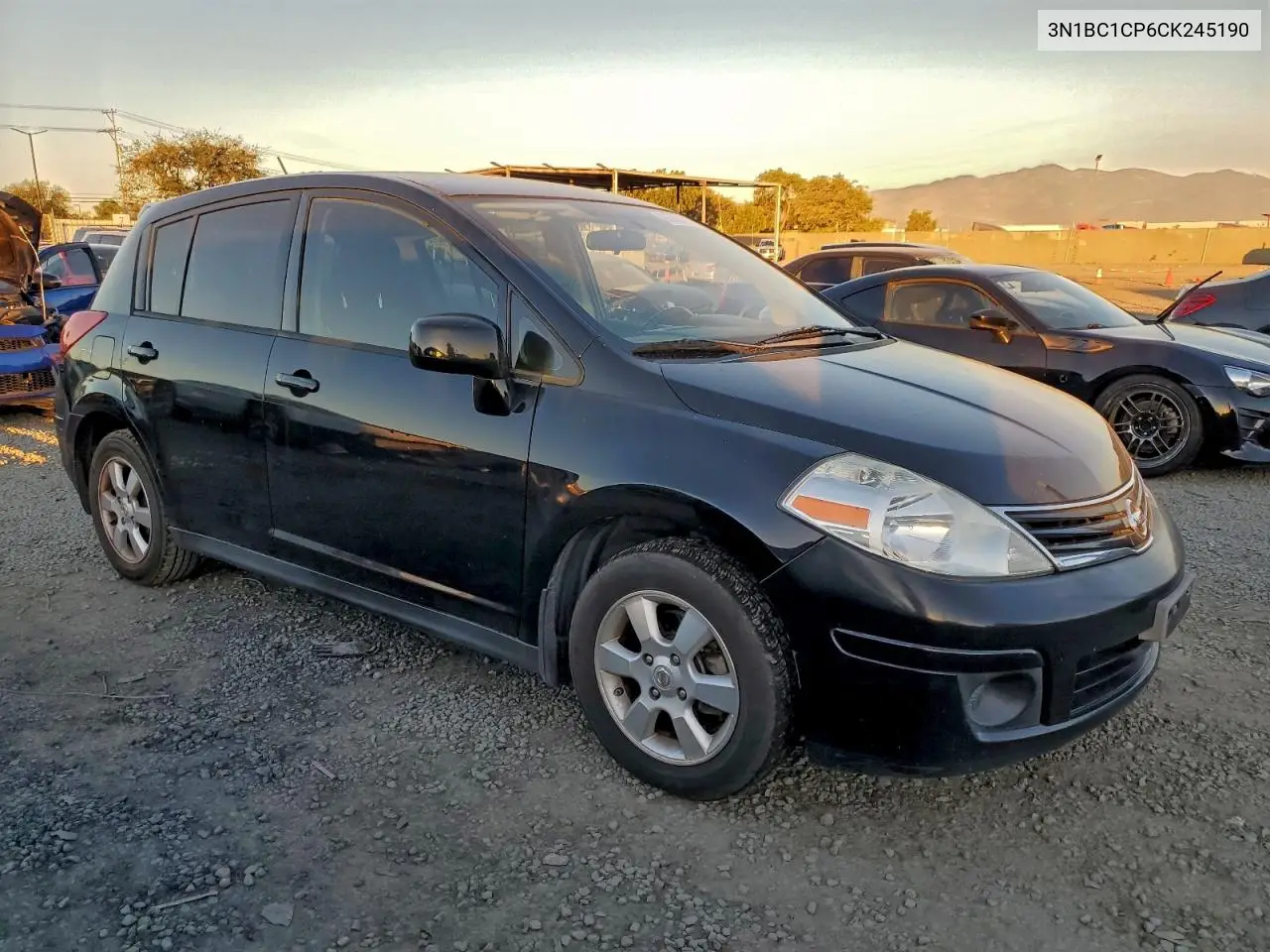 3N1BC1CP6CK245190 2012 Nissan Versa S