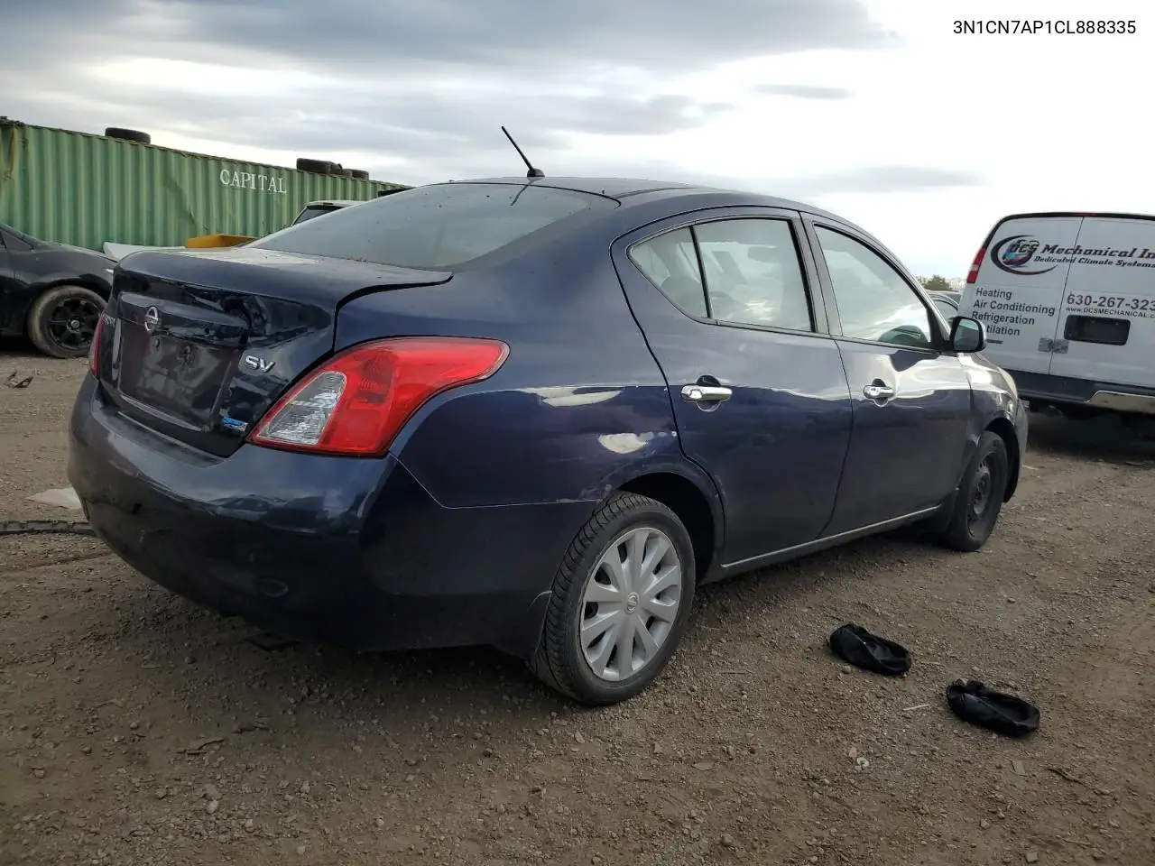 3N1CN7AP1CL888335 2012 Niss Versa S