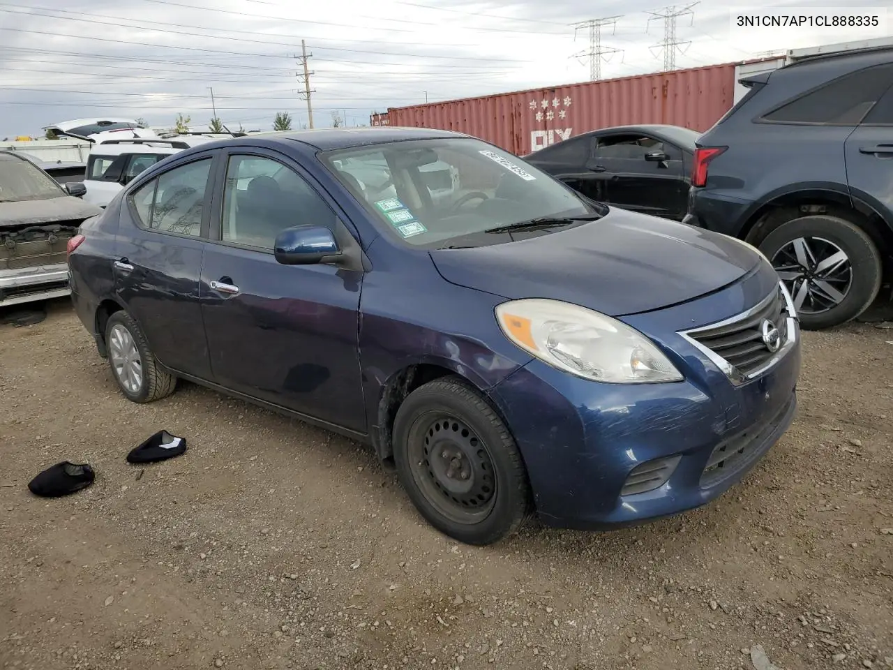 3N1CN7AP1CL888335 2012 Niss Versa S