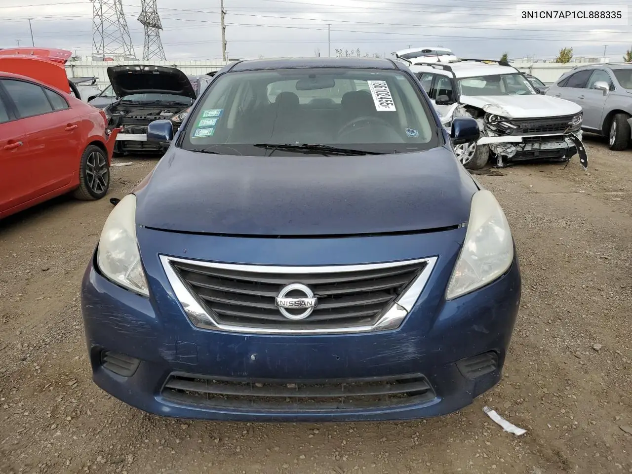 3N1CN7AP1CL888335 2012 Niss Versa S