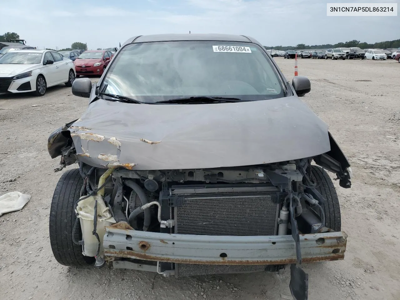 2013 Nissan Versa S VIN: 3N1CN7AP5DL863214 Lot: 68661004