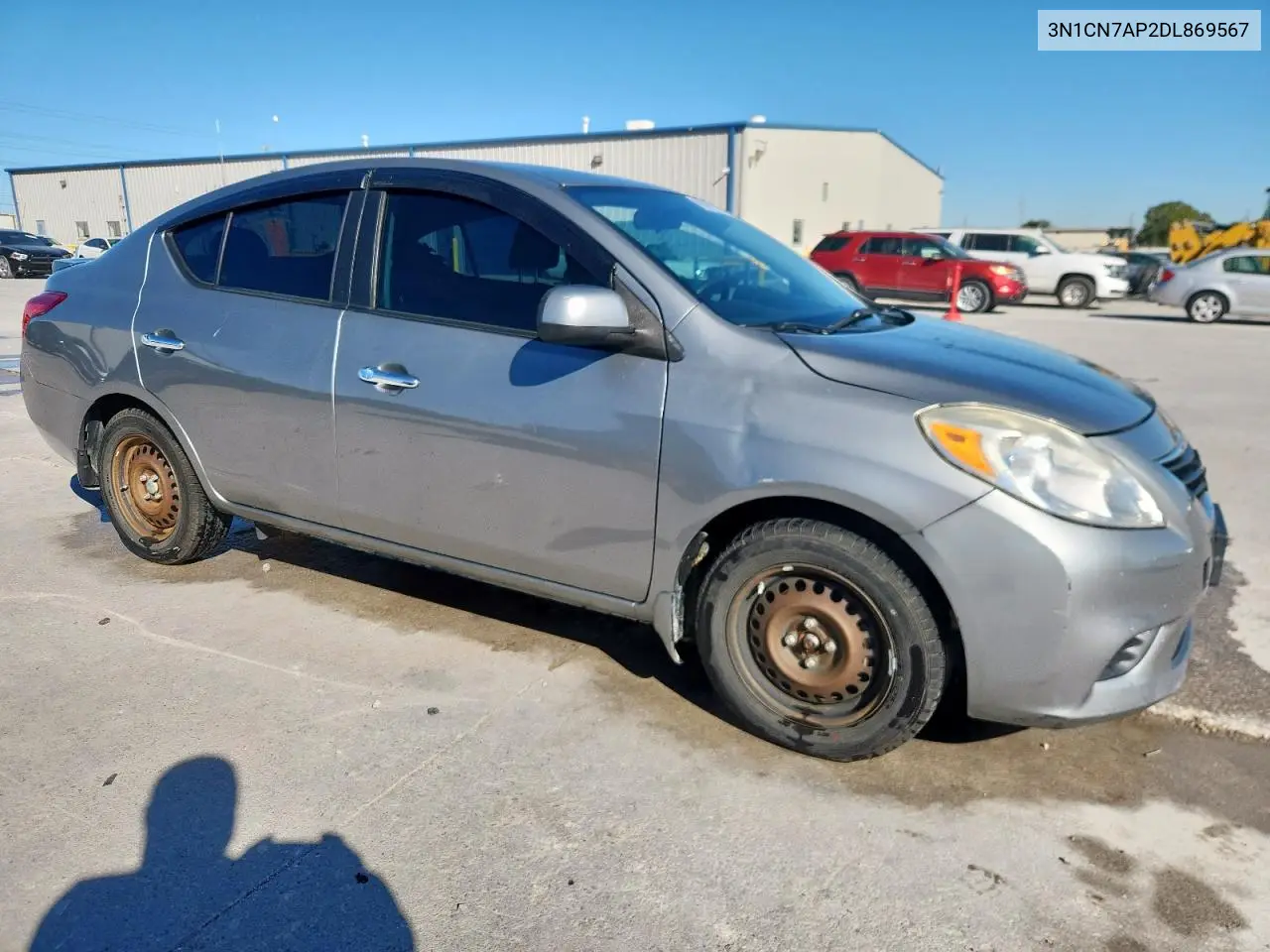 3N1CN7AP2DL869567 2013 Nissan Versa S