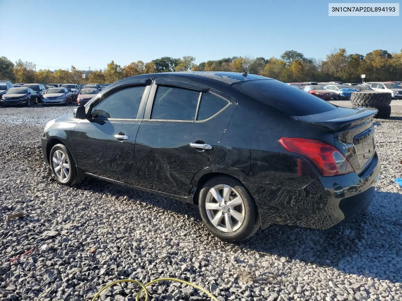 3N1CN7AP2DL894193 2013 Nissan Versa S