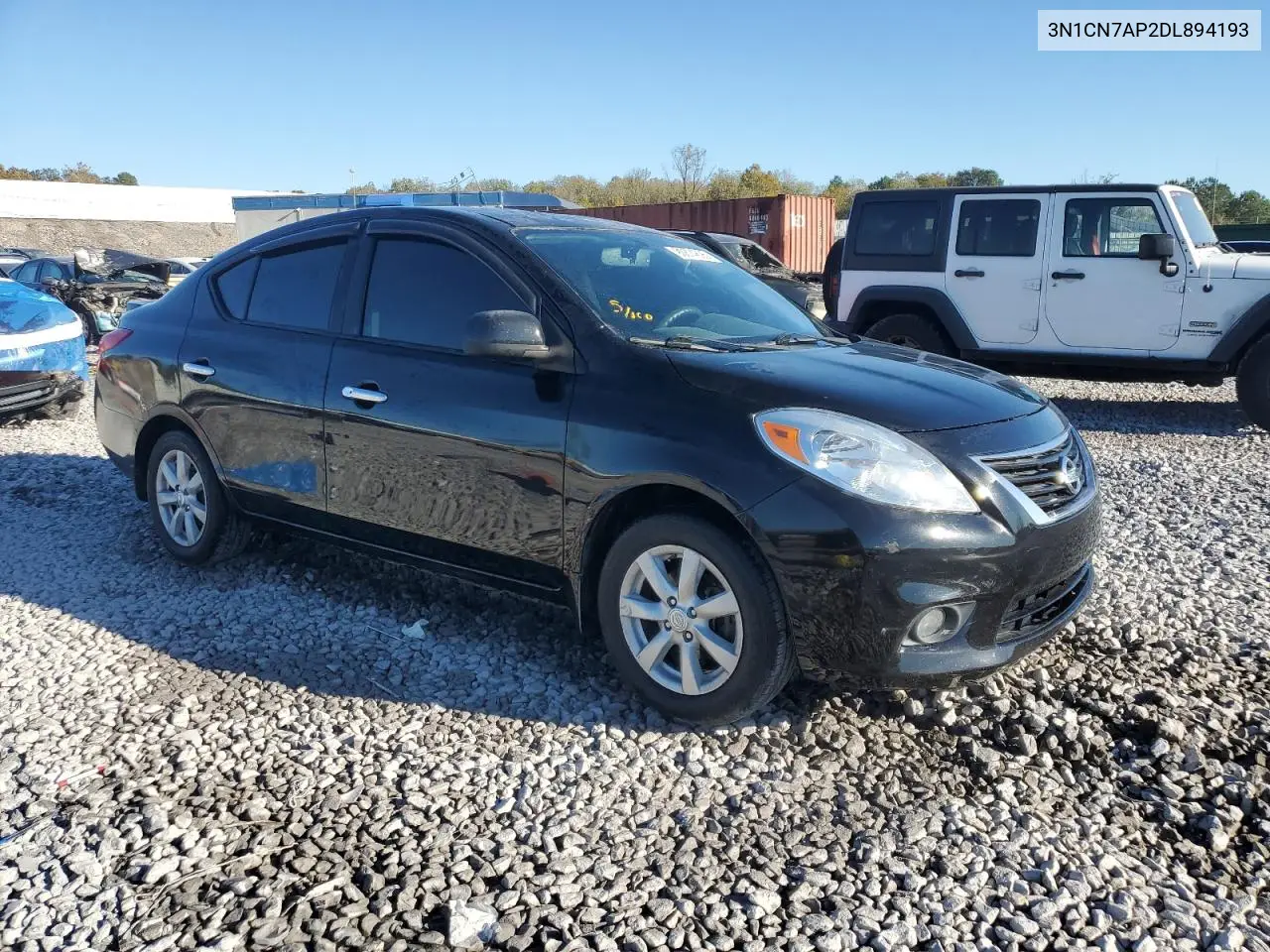3N1CN7AP2DL894193 2013 Nissan Versa S