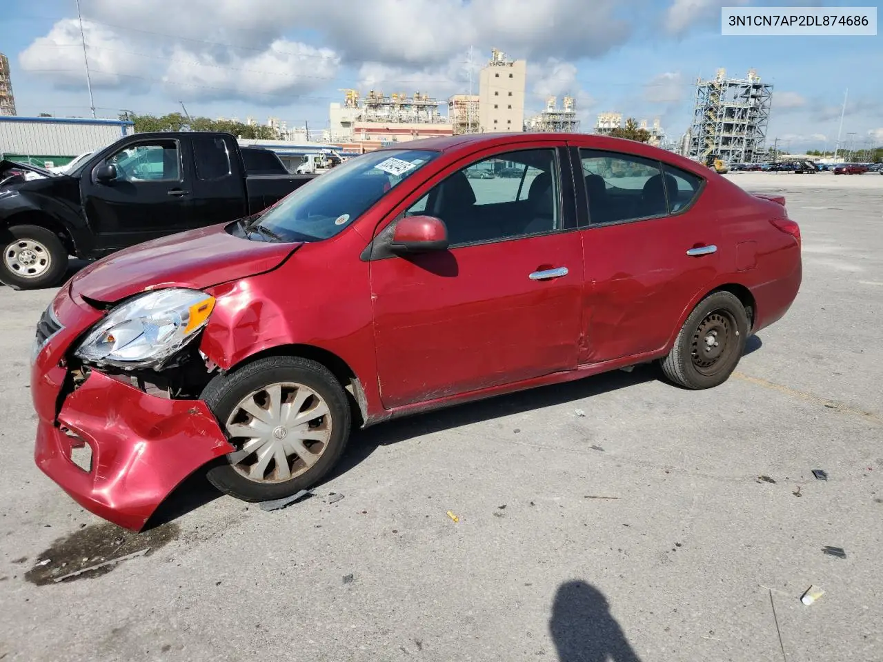 3N1CN7AP2DL874686 2013 Nissan Versa S