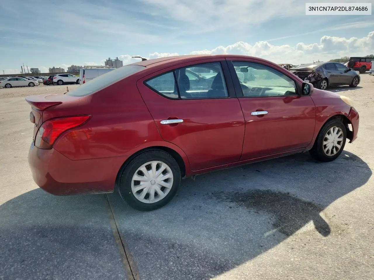 3N1CN7AP2DL874686 2013 Nissan Versa S