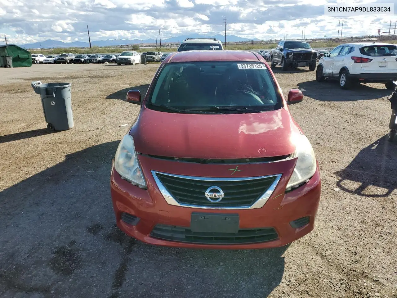 3N1CN7AP9DL833634 2013 Nissan Versa S