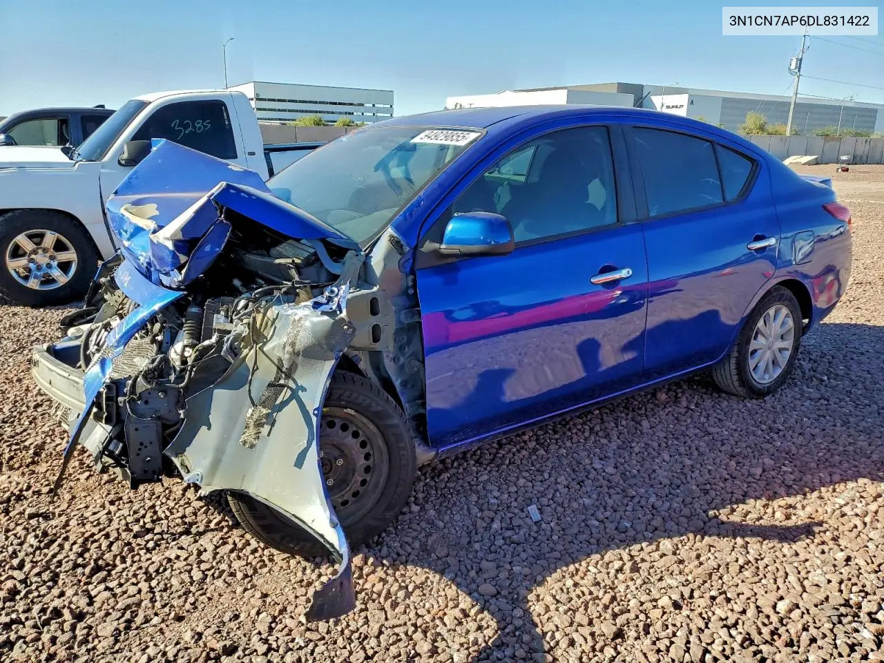 3N1CN7AP6DL831422 2013 Nissan Versa S