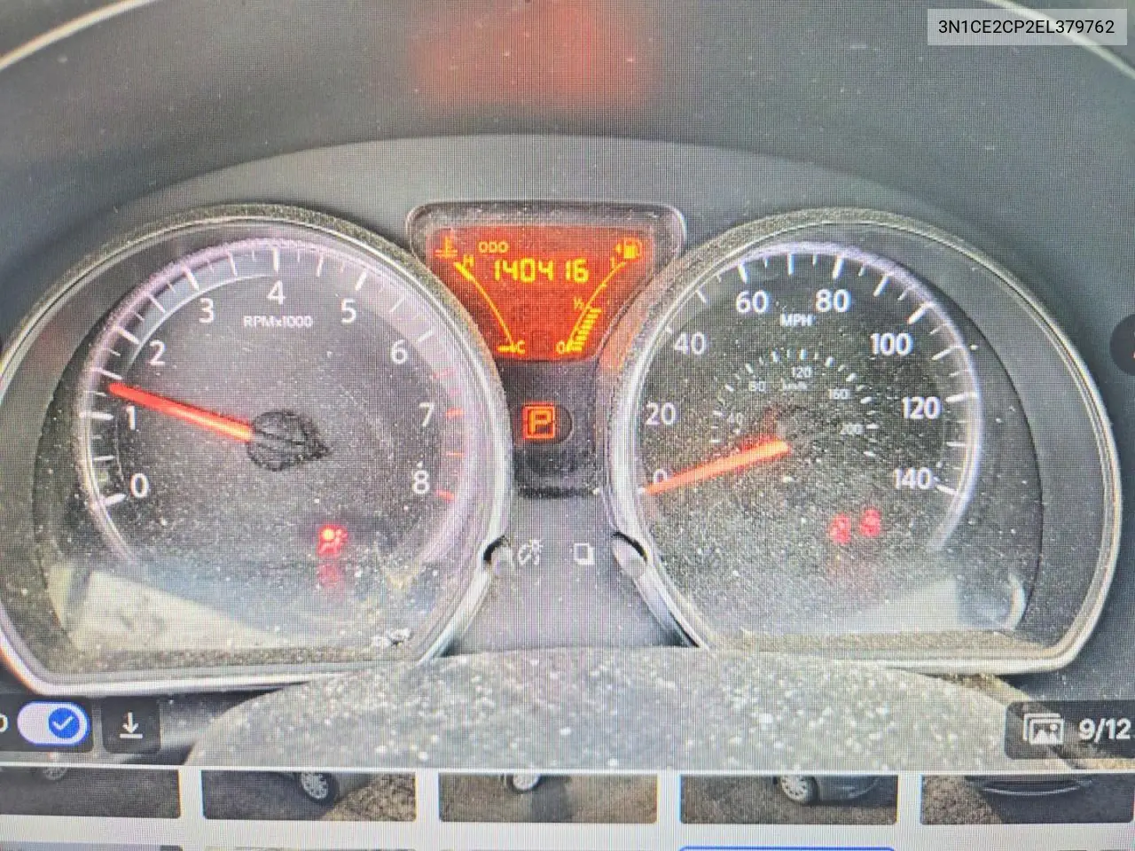 3N1CE2CP2EL379762 2014 Nissan Versa Note Sv