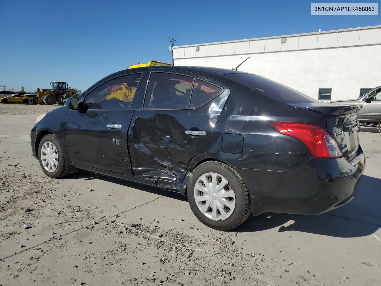 2014 Nissan Versa S VIN: 3N1CN7AP1EK458863 Lot: 58179034