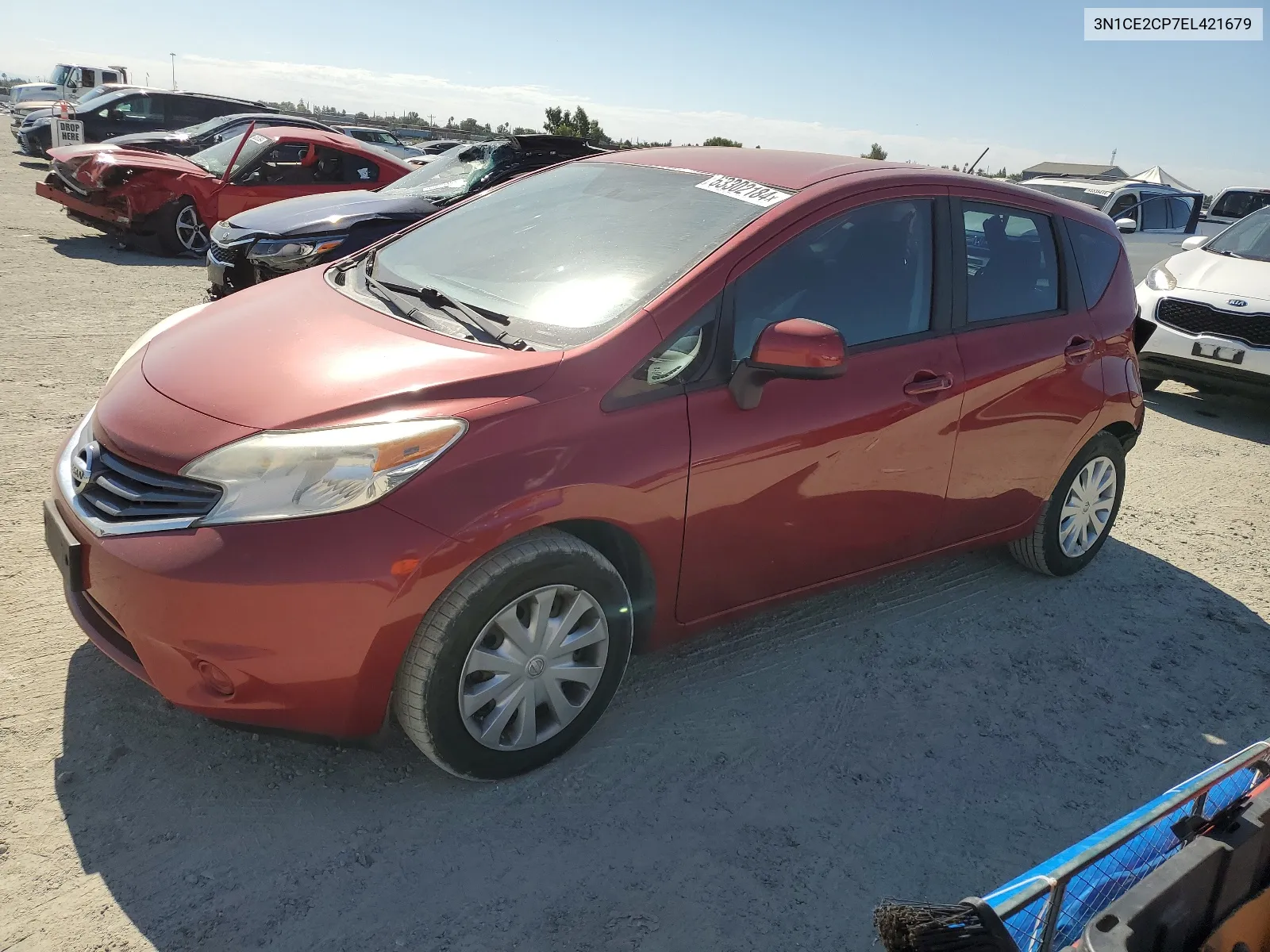 2014 Nissan Versa Note S VIN: 3N1CE2CP7EL421679 Lot: 63302184