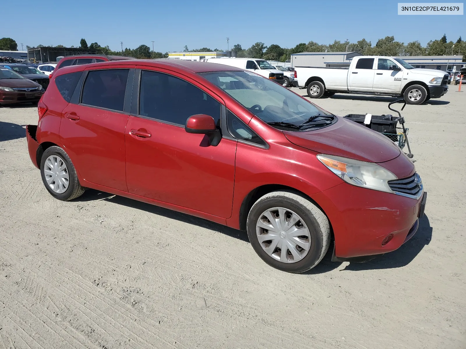 2014 Nissan Versa Note S VIN: 3N1CE2CP7EL421679 Lot: 63302184