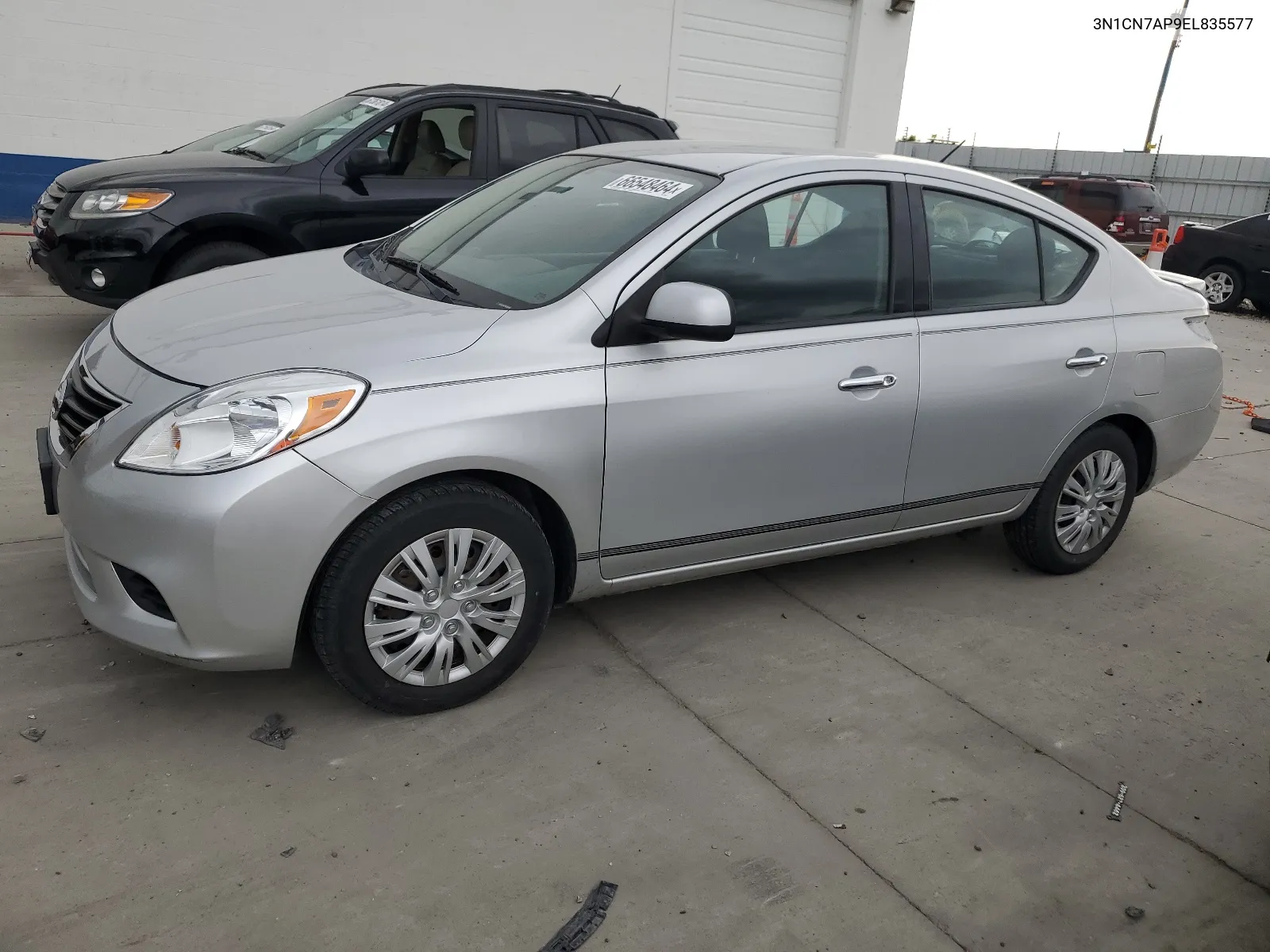 2014 Nissan Versa S VIN: 3N1CN7AP9EL835577 Lot: 66548464