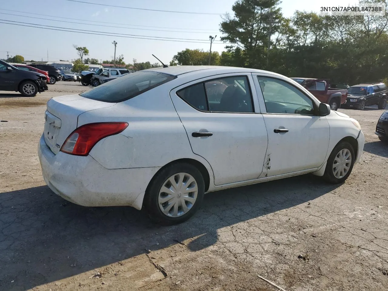 3N1CN7AP0EL847388 2014 Nissan Versa S