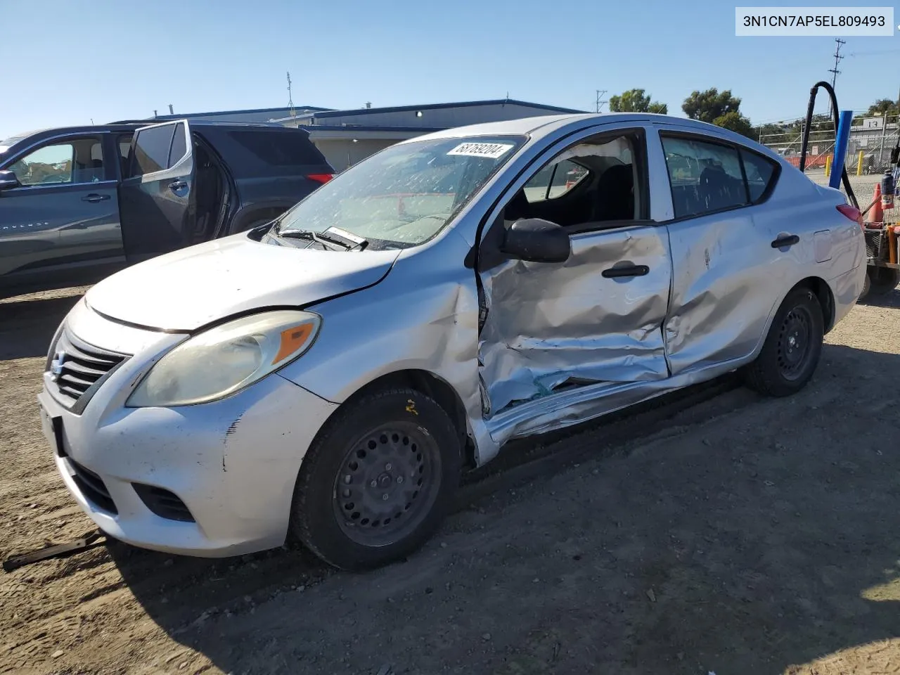 3N1CN7AP5EL809493 2014 Nissan Versa S