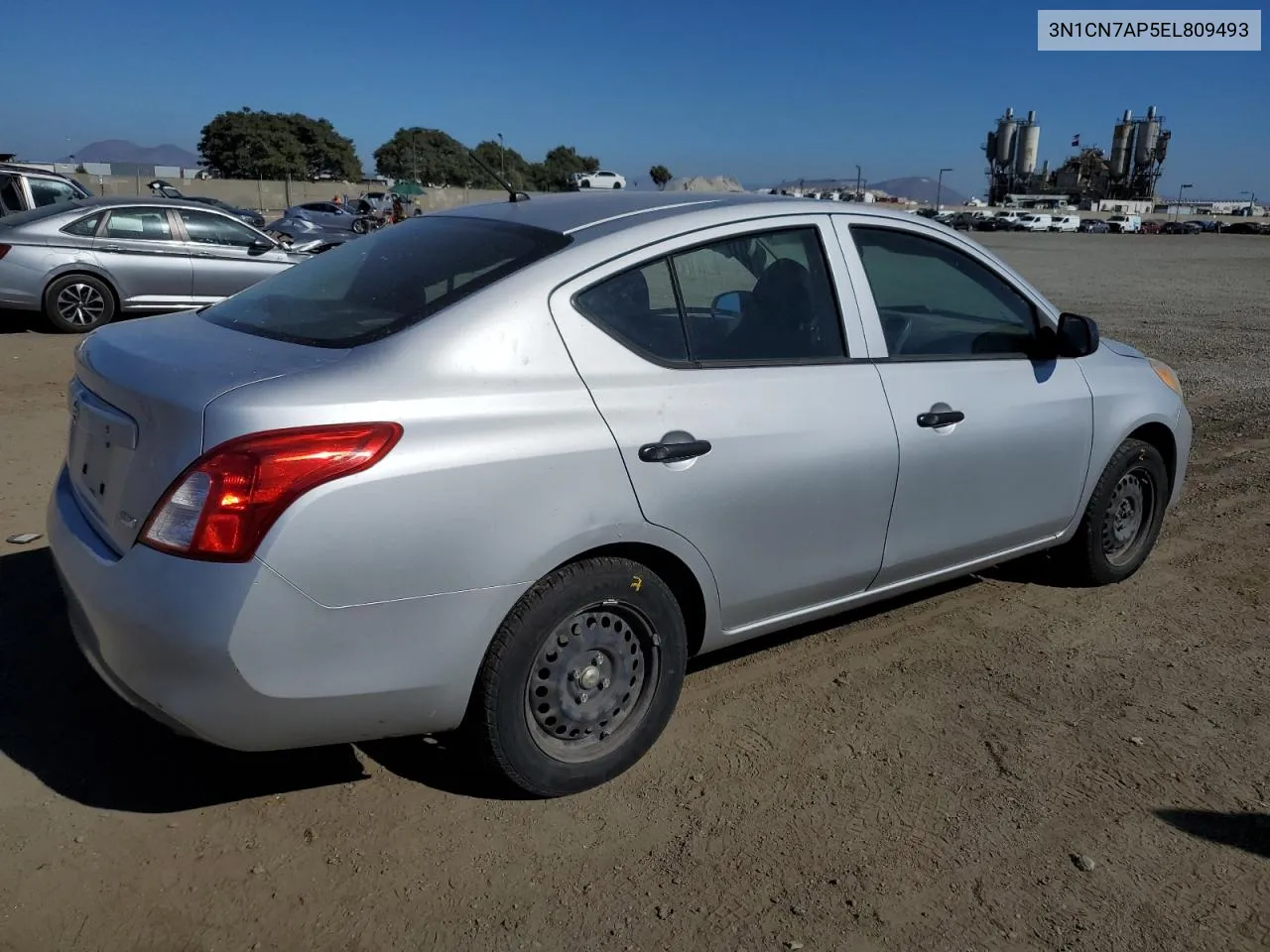 2014 Nissan Versa S VIN: 3N1CN7AP5EL809493 Lot: 68769204