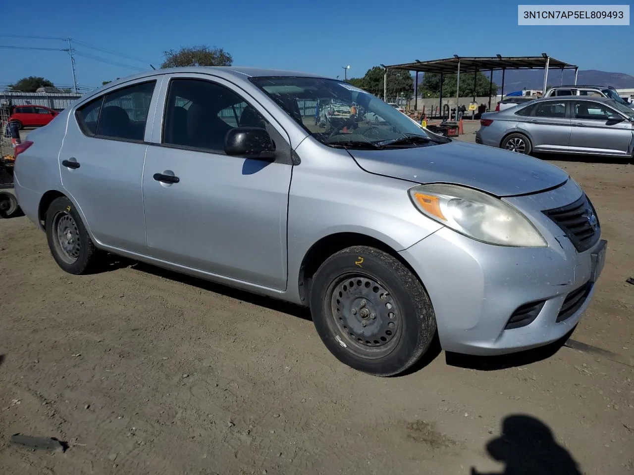 2014 Nissan Versa S VIN: 3N1CN7AP5EL809493 Lot: 68769204