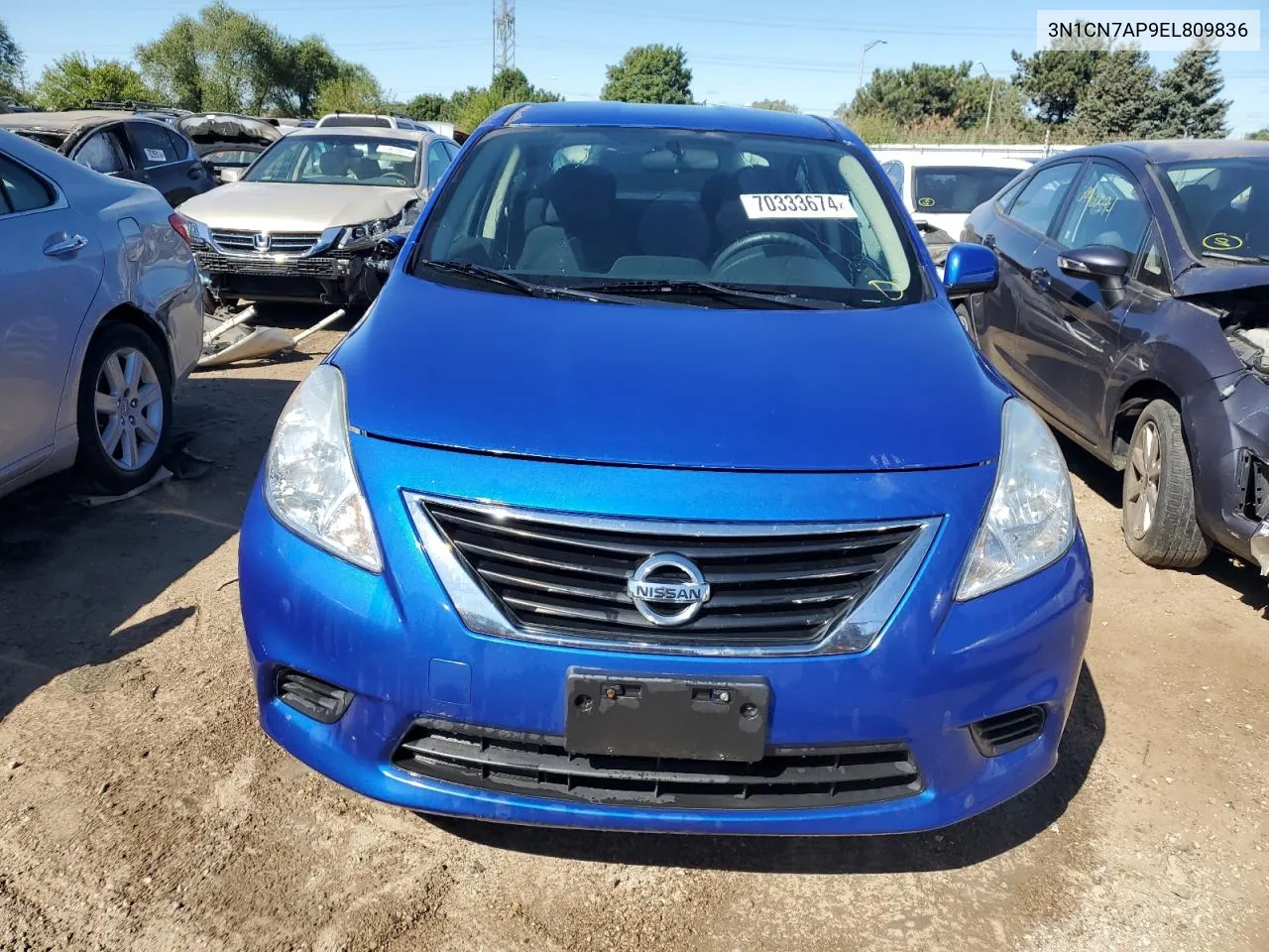 3N1CN7AP9EL809836 2014 Nissan Versa S