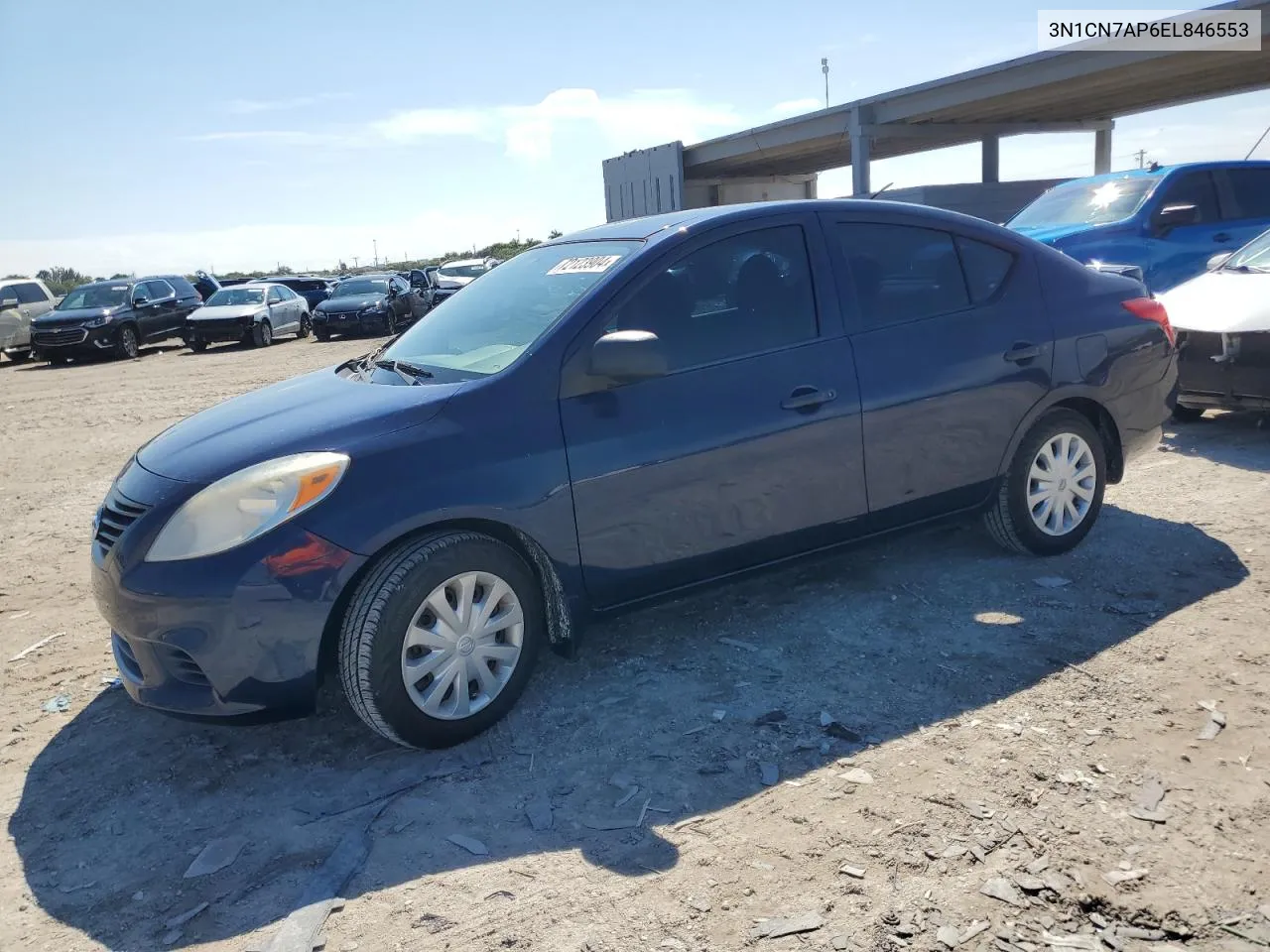 3N1CN7AP6EL846553 2014 Nissan Versa S