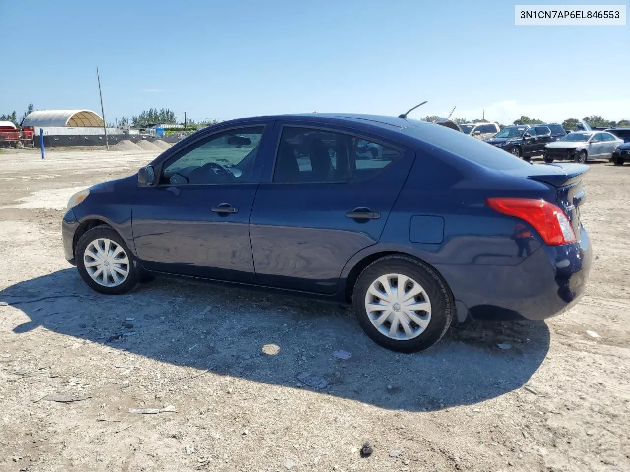 2014 Nissan Versa S VIN: 3N1CN7AP6EL846553 Lot: 72123904