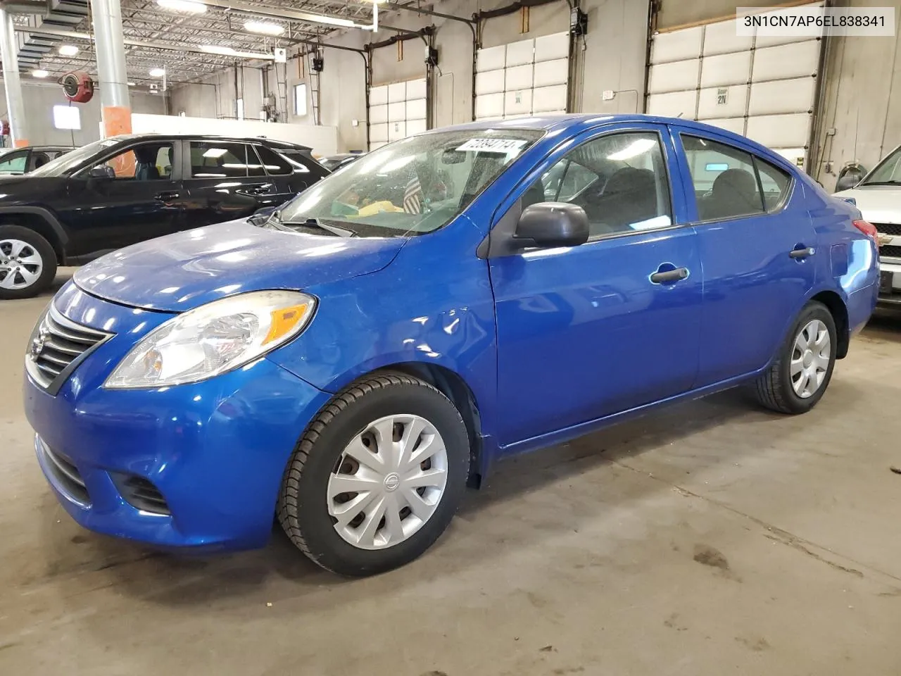 2014 Nissan Versa S VIN: 3N1CN7AP6EL838341 Lot: 72394714