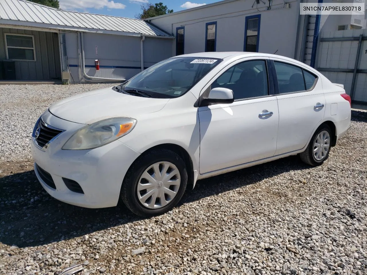 3N1CN7AP9EL830718 2014 Nissan Versa S