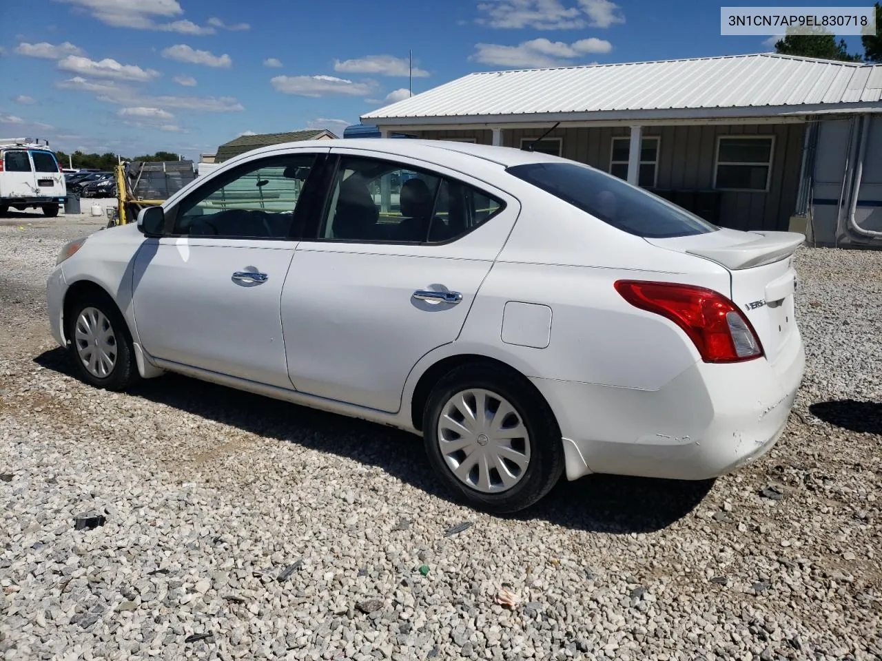 3N1CN7AP9EL830718 2014 Nissan Versa S