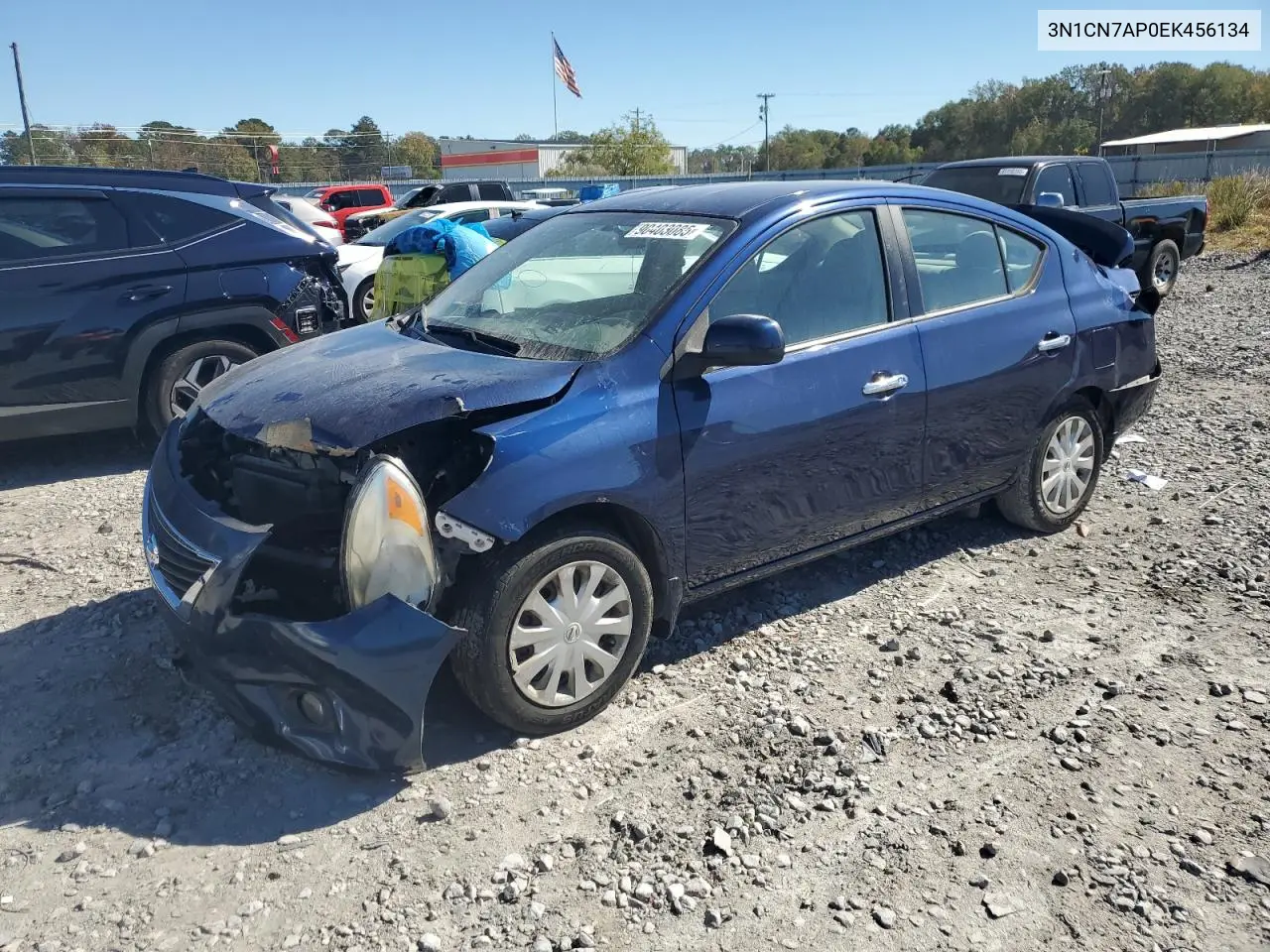 3N1CN7AP0EK456134 2014 Nissan Versa S