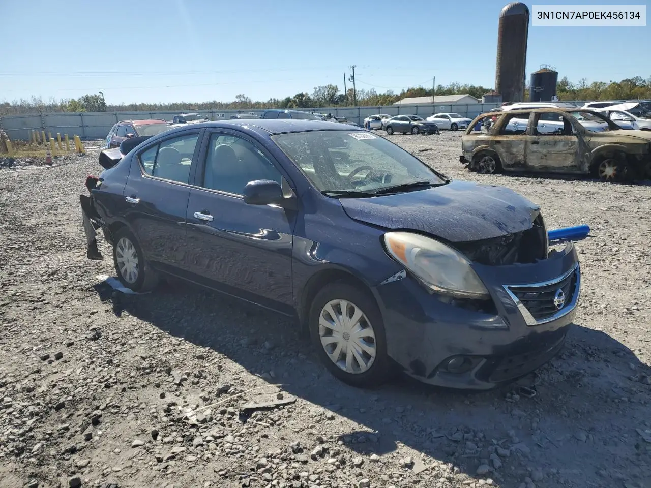 3N1CN7AP0EK456134 2014 Nissan Versa S