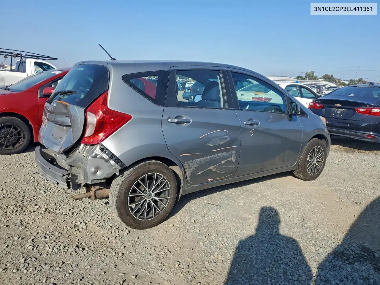 3N1CE2CP3EL411361 2014 Nissan Versa Note S